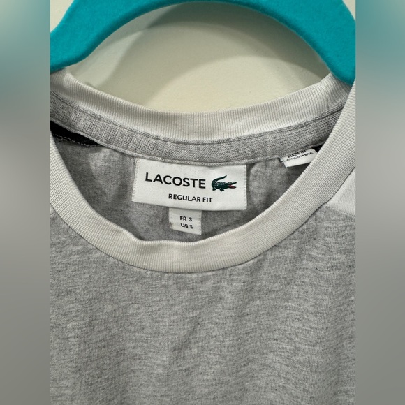 Lacoste Colorblock Cotton T-shirt - Picture 3 of 4